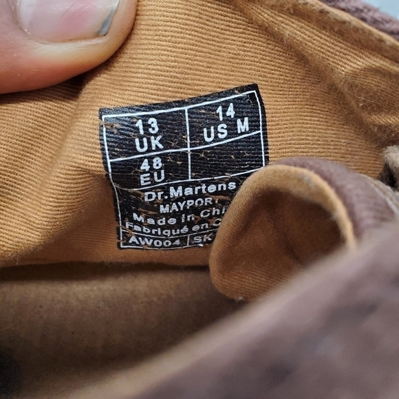 Dr. Doc Martens Shoes Men 14M Mayport Brown Boots - Picture 3 of 10